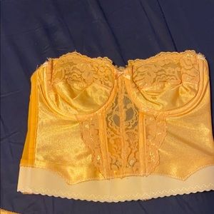 Vintage bustier and gartered girdle